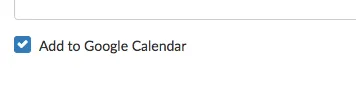 adding to google calendar